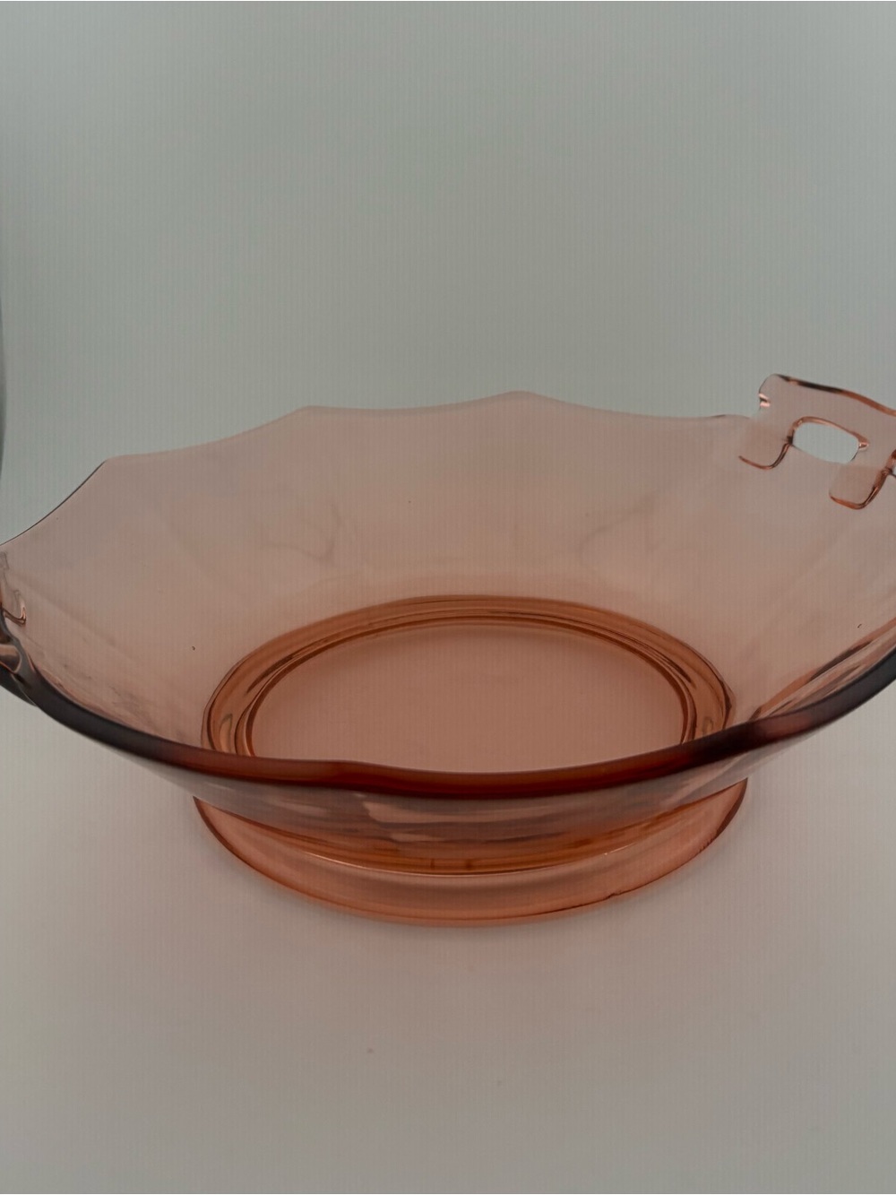 Vintage Pink Depression Glass Bowl by Imperial Glass - apx 7”